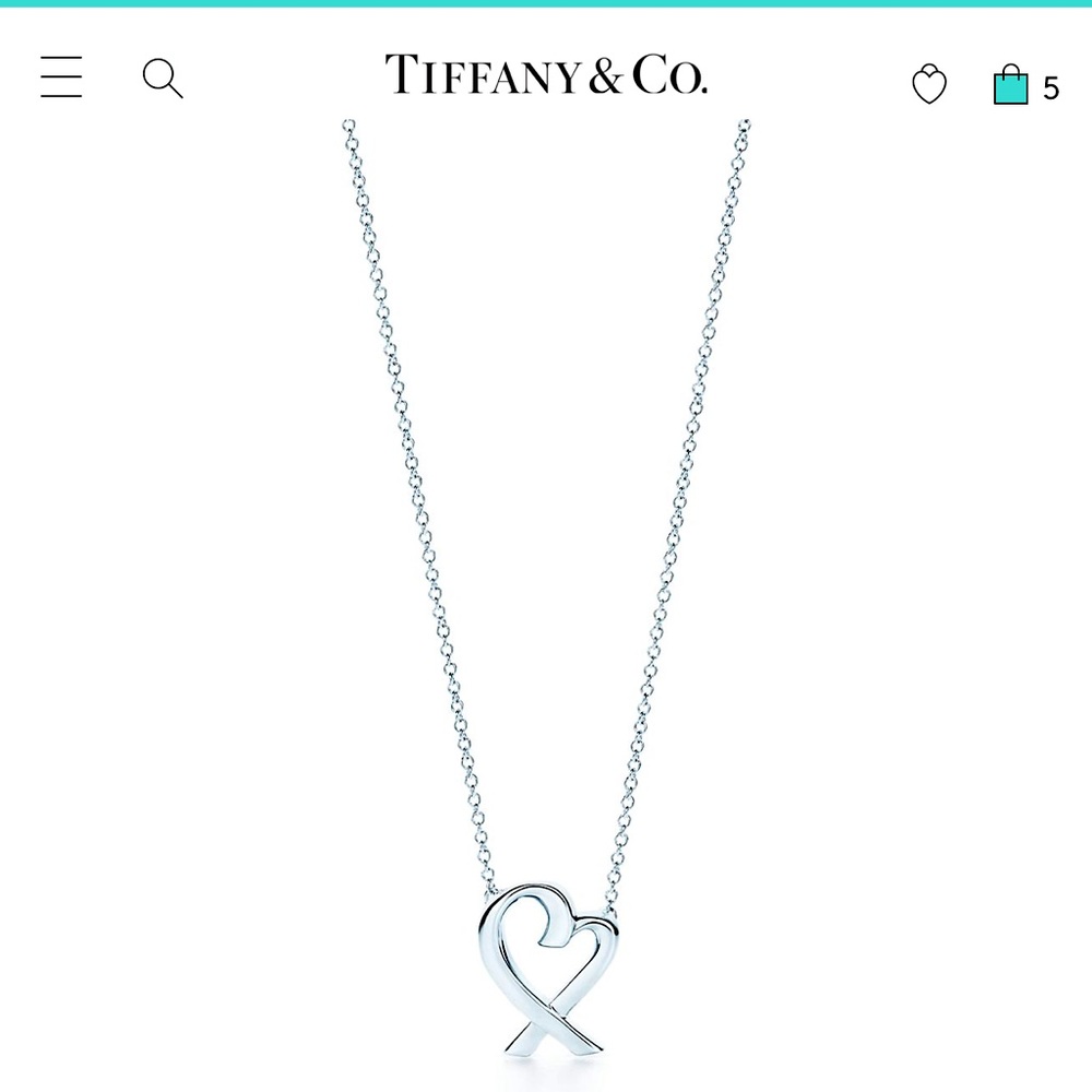 Tiffany & Co Paloma Picasso Loving Heart Pendant